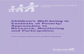 Children’s Well-being in Contexts of Poverty: Approaches to ......well-being is crucial for interpreting ‘best interests’ (Article 3) and defining what counts as the ‘…the