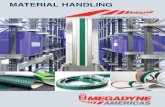 MATERIAL HANDLING - Megadyne Group · 2021. 1. 8. · MATERIAL HANDLING AMERICAS POWERING GLOBAL INDUSTRY. Founded in 1957 in Mathi, Italy, Megadyne is a manufacturer of industrial