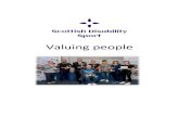 Valuing people - Scottish Disability Sport...Valuing people 2 Introduction This is not an HR pack, rather a resource with some templates to provide support for Branches Scottish Disability