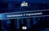 Maintenance // Improvement · 2021. 6. 21. · SIMATIC S7 Básico SINUMERIK 810D/840D Service SINUMERIK 840Dsl Service SINUMERIK 828D Service TREINE a sua área técnica com a AUT