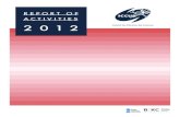REPORT OF ACTIVITIES 2012 · 2020. 3. 3. · Casalderrey-Solana, Jorge Iblisdir, Sofyan Magas, Volodymyr Mescia, Federico Migliari, Simone Notari, Alessio Peñaranda, Siannah Ribó,