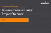 University of Tennessee Business Process Review Project ...lgross.utk.edu/Senate2021/BPR_Project_Overview.pdf · University of Tennessee 2021 Business Process Review Project Overview.