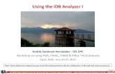 Using the IDB Analyzer I · 2016. 6. 3. · Using the IDB Analyzer I Andrés Sandoval-Hernández – IEA DPC Workshop on using PISA, PIAAC, TIMSS & PIRLS, TALIS datasets Ispra, Italy-