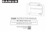 SA808 INSTRUCTION MANUAL · 2014. 4. 1. · SA808 INSTRUCTION MANUAL We’ll Make It Stress-Free If you have any questions along the way, just give us a call. 1-800-359-5520. We’re
