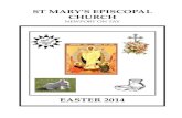 NEWPORT ON TAY · 2014. 3. 30. · EASTER 2014. Services for Holy Week and Easter Palm Sunday 13th April 10.45! Procession & Sung Eucharist: reading of the Passion according to St