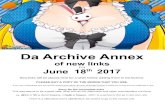 Da Archive Annex · 2017. 6. 29. · DaArchive Annex of new links (^^) June 18th 2017 New links will be placed here for a while before adding them to DaArchive. PLEASE BUY A COPY