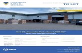 Industrial, Trade Counter, Warehouse TO LET...TO LET Summary Tenure To Let Available Size 5,116 to 6,916 sq ft / 475.29 to 642.52 sq m Rent £50,000 per annum Rates Payable £3.37