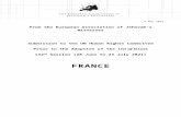 SUMMARY OF THE SUBMISSION · Web viewIn November 2002, the French authorities established by presidential decree the Mission interministérielle de vigilance et de lutte contre les