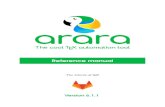 No birds were harmed in the making of this manual. · 2021. 6. 26. · of an eye, arara was quickly spread to the whole TEX world. Now that we informally introduced rules and directives,