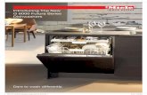 Welcome to Miele - Introducing The New G 6000 Futura ... 2015...innovation and deliberate design, Miele dishwashers offer intuitive solutions for real-world cleaning challenges. And