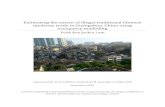 Estimating the extent of illegal traditional Chinese medicine trade in Guangzhou, China using