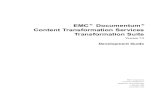 EMC Documentum Content Transformation Services Transformation Suite 7.2 Development Guide