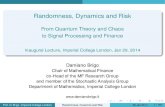 Randomness, Dynamics and Risk From Quantum Theory and Chaos to Signal Processing and