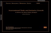 International Trade and Inclusive Growth...2011/11/22  · Trade and Inclusive Growth: Households Although the framework for tracing the effects of trade shocks on household welfare