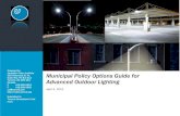 Municipal Policy Options Guide for Advanced Outdoor Lighting