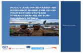 Policy and Programming Resource Guide for Child Protection Systems Strengthening in Sub