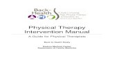 Physical Therapy Intervention Manual