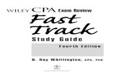 Wiley CPA Exam Review Fast Track Study Guide (Wiley Cpa Examination Review Fast Track Study Guide)
