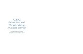 CSC National Training Academy