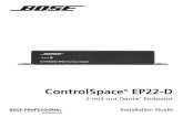 ControlSpace EP22-D...9. No elimine el mecanismo de seguridad del enchufe con toma a tierra o polarizado. Los enchufes polarizados disponen de dos clavijas, una de mayor tamaño que