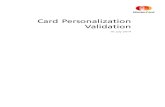 Card Personalization Validation Guide - PayPass