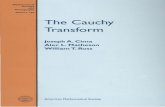 The Cauchy Transform (Mathematical Surveys and Monographs 125)