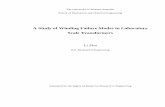 A Study of Winding Failure Modes in Laboratory Scale Transformers