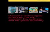 May 2013 Disruptive technologies: Advances that will transform