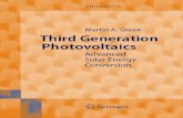 Third Generation Photovoltaics: Advanced Solar Conversions (Springer Series in Photonics)