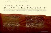 The latin New Testament : a guide to its early history, texts, and manuscripts