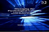 Managing the Psychological Contract: Using the Personal Deal to Increase Performance