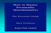 How to Master Personality Questionnaires: And Discover Which Career is Best for You!