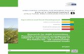 Possible transitional arrangements related to agriculture in the light of the future EU