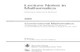 Combinatorial Mathematics: Proceedings of the International Conference on Combinatorial Theory Canberra, August 16â€“27, 1977