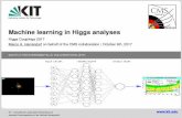 Machine learning in Higgs analyses