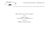 BSI-DSZ-CC-0377-2007 for Version 1, Release 8 from IBM Corporation