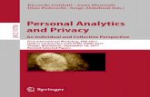 Personal Analytics and Privacy. An Individual and Collective Perspective: First International Workshop, PAP 2017, Held in Conjunction with ECML PKDD 2017, Skopje, Macedonia, September