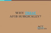 AFIB SURGICALLY? · 2020. 4. 15. · Prevalence of atrial fibrillation before cardiac surgery and factors associated with concomitant ablation. J Thorac Cardiovasc Surg, PII: S0022-5223(19)31361-3,