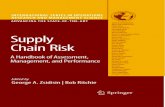 Supply Chain Risk: A Handbook of Assessment, Management & Performance (International Series in Operations Research & Management Science)