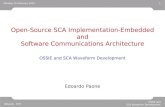 OSSIE and SCA Waveform Development