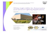 White-Light LEDs for Automotive and General Lighting Applications