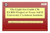 The Light Ion Guide CB- ECRIS Project at Texas A&M University