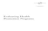 Evaluating Health Promotion Programs - The Health Communication