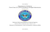 2016 DARPA Budget - Defense Advanced Research Projects Agency