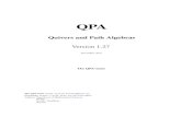 Quivers and Path Algebras Version 1.27