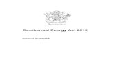 Geothermal Energy Act 2010