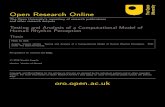 Testing and analysis of a computational model of human rhythm perception
