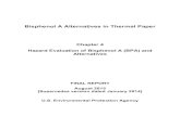 Bisphenol A Alternatives in Thermal Paper - Chapter 4