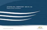 Department of Justice Annual Report