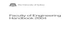 Faculty of Engineering Handbook 2003